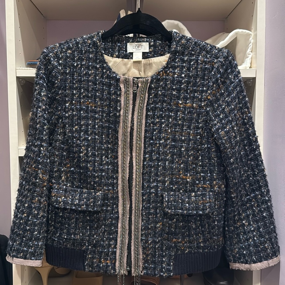 Final day! LOFT tweed jacket